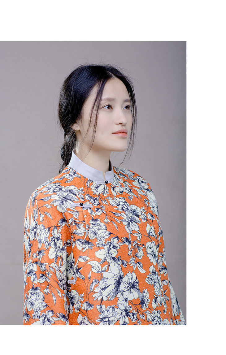 清水设计丨【繁花似锦】复古禅茶服禅衣中式汉服国风