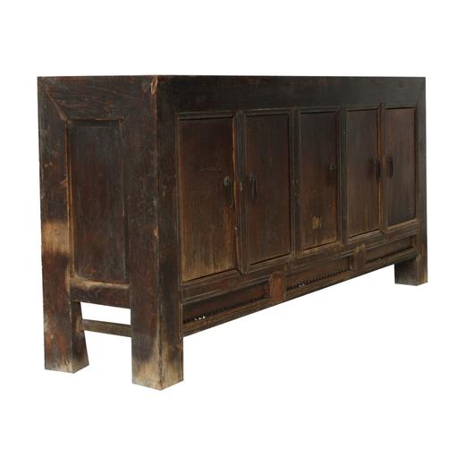 清晚期榆木中式古董家具连体柜边柜玄关柜Q1510000536 商品图2