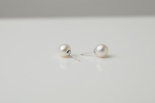 BE LOVED 天然淡水珍珠耳钉  925银  商品图2