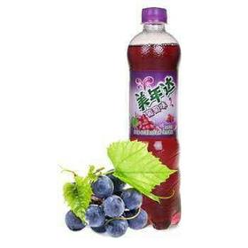 【饮料】葡萄味美年达600ml/瓶