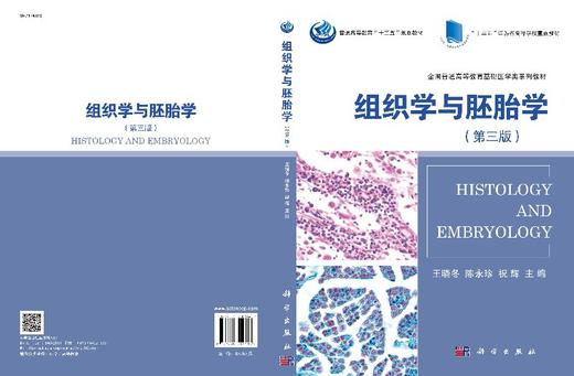 组织学与胚胎学（第三版）  王晓冬，陈永珍，祝辉 王晓冬,陈永珍,祝辉 商品图3