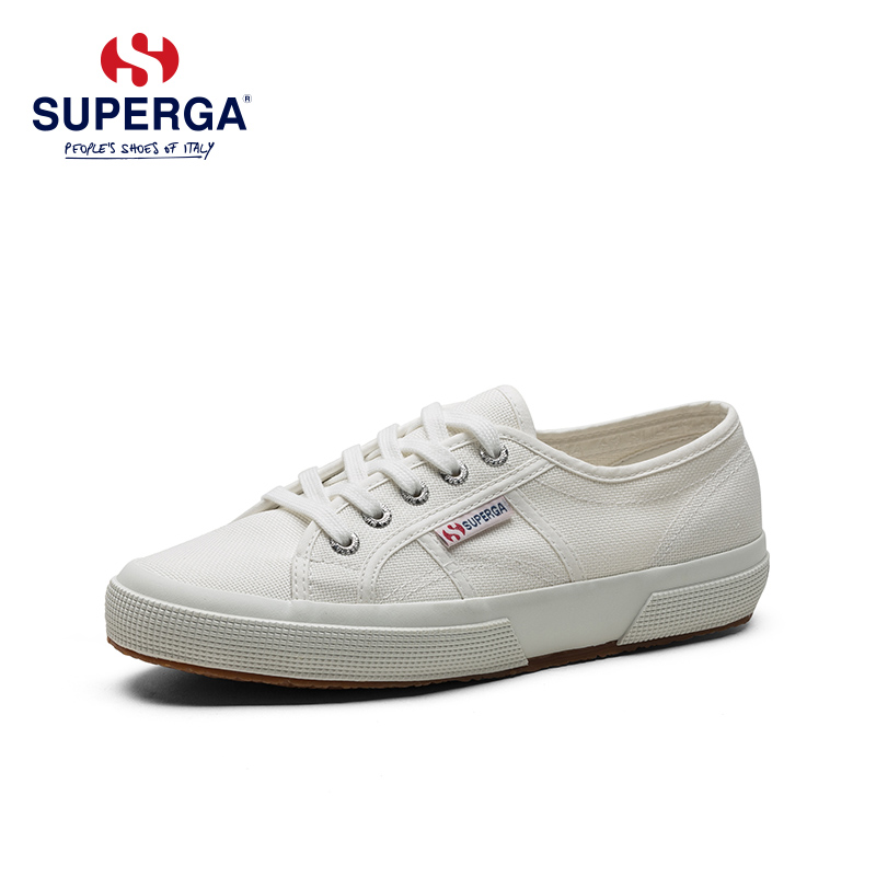 意大利百年品牌 Superga 舒适休闲小白鞋 内增高 厚底款 经典款可选 时尚街拍帆布鞋