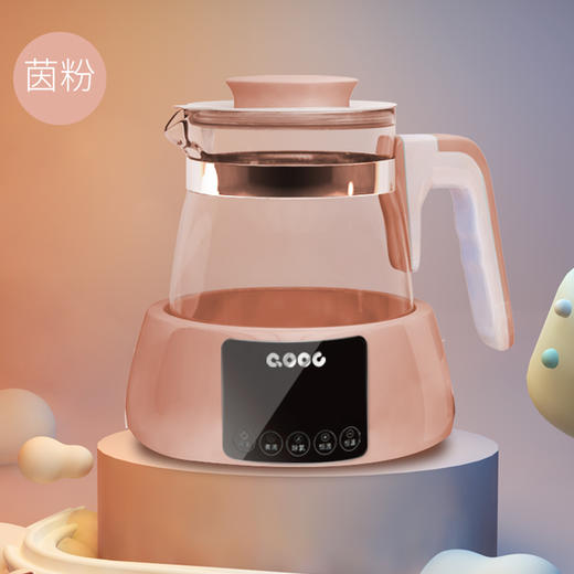 QOOC西芹恒温调奶器冲奶 恒温热水壶 大小屏显示 一键触控 轻松调制健康奶 商品图3
