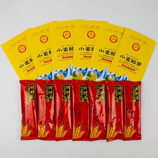 新疆时时养小麦胚芽 天然绿色食品原味小麦胚芽片 礼盒袋装 480g 商品图2