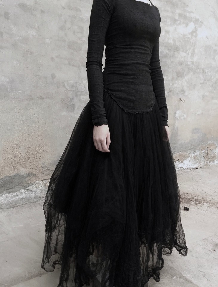 marclebihan芭蕾舞裙219003层纱黑色