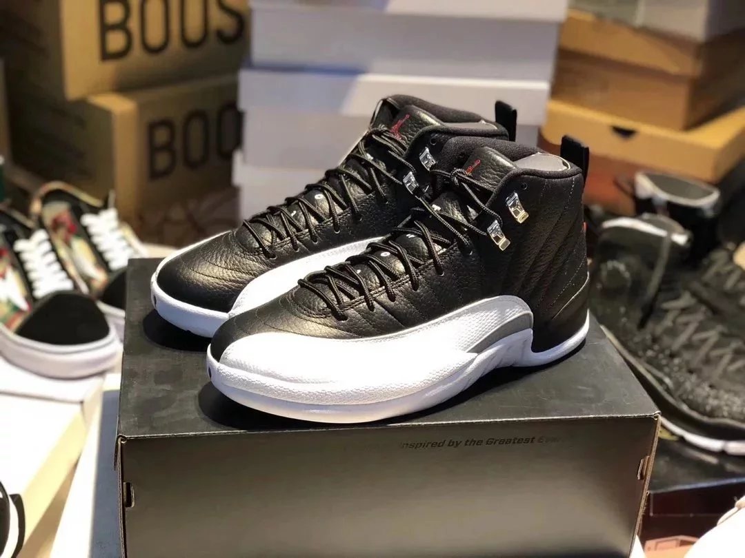 air jordan aj12 乔12 air j 12 retro playoff 季后赛 黑白男鞋篮球