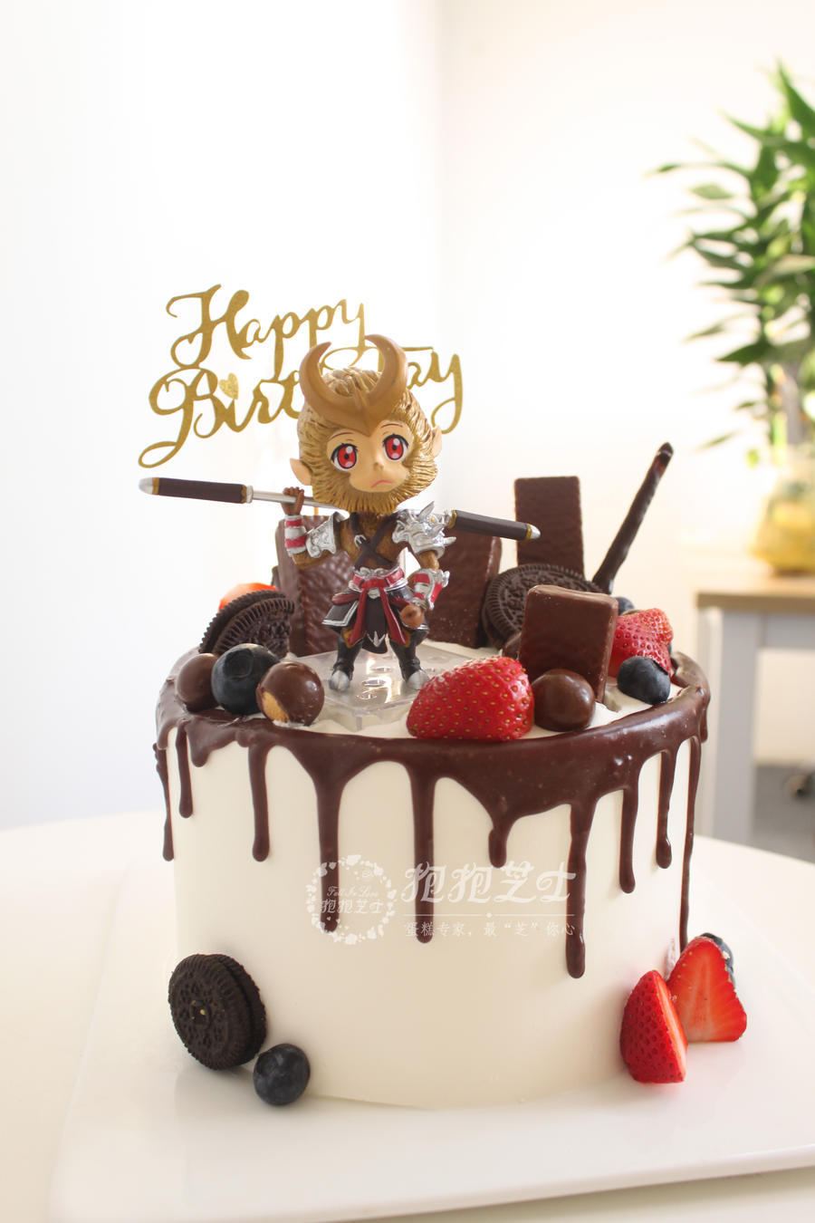 王者荣耀淋面蛋糕