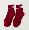 【袜子】两条杠学院风全棉中筒女袜 运动百搭女袜 商品缩略图8