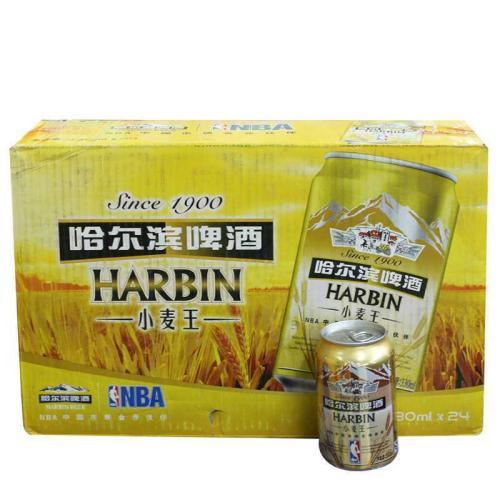 330ml24罐哈尔滨小麦王