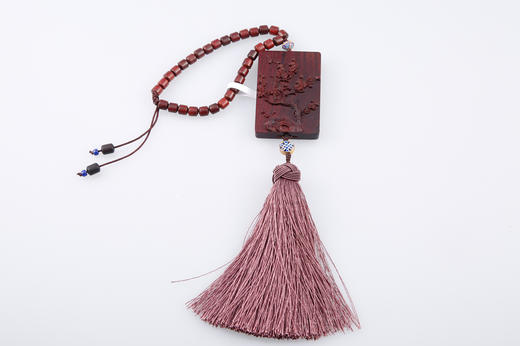 「小叶紫檀」梅花挂牌 商品图0