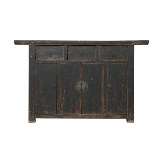清晚期榆木中式古董家具连体柜中号柜边柜QB17080166 商品图1