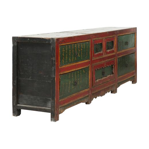 清晚期榆木中式古董家具蒙古柜电视柜低柜QB0711005625 商品图2
