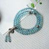 蛇眼蓝萤石多圈搭配银饰水晶手链手串珠串女款 商品缩略图1