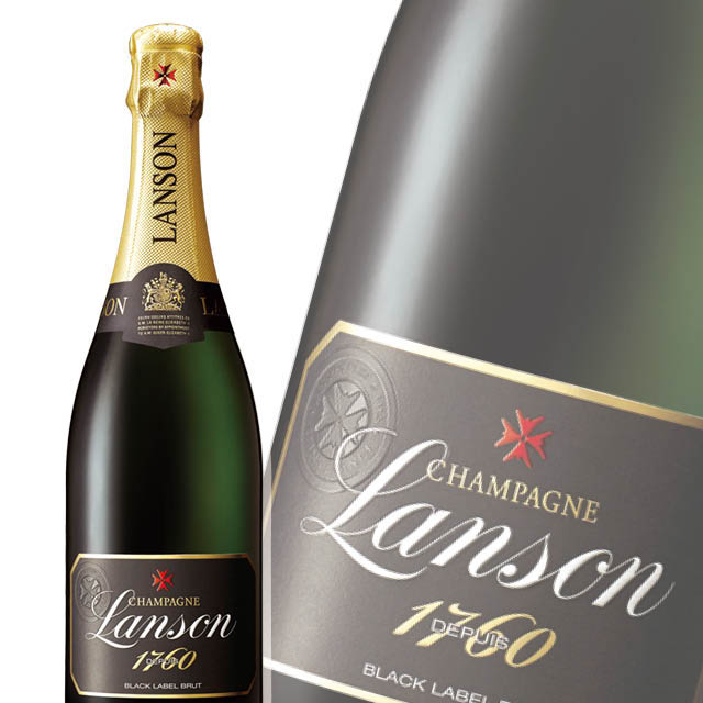 法国原瓶进口香槟 岚颂香槟 Champagne Lanson - Black Label 单支装750ml