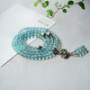 蛇眼蓝萤石多圈搭配银饰水晶手链手串珠串女款 商品缩略图2