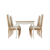 韵白系列桌椅组合（1桌+4椅） 商品缩略图4