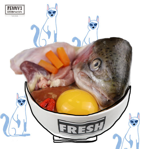 海鲜兔肉无谷｜每天1/2包 170g包装｜每个月免费配送一次 商品图3