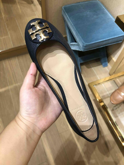 经典！Tory burch TB 金标圆扣平底鞋 商品图3