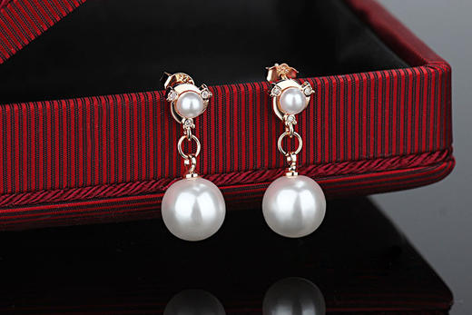 swzh-ED139韩国气质耳夹长款耳坠耳饰小首饰无耳洞耳环 商品图0