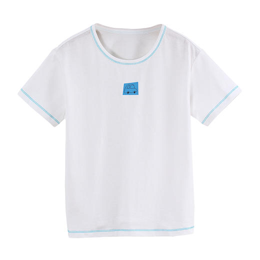 初语童装男童女童短袖T恤卡通图案印花圆领舒适t恤T8201310093 商品图4