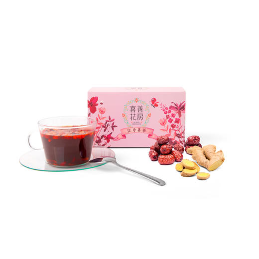 【会员】喜善花房 红枣姜茶 250g/盒 商品图0