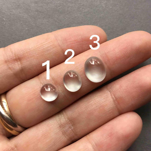 玻璃种翡翠蛋面 商品图0