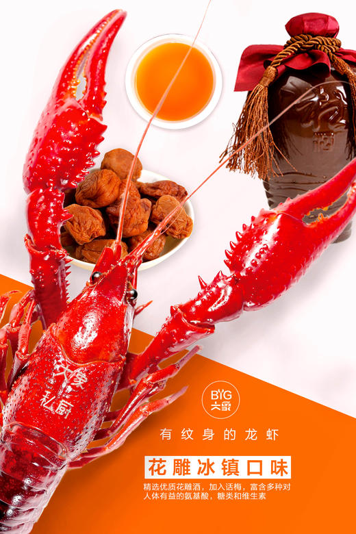 [花雕冰镇]三斤（活虾净重） 商品图2