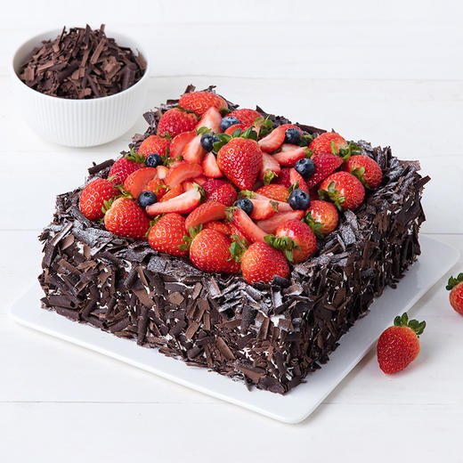 草莓黑森林蛋糕（萍乡+芦溪） 商品图0