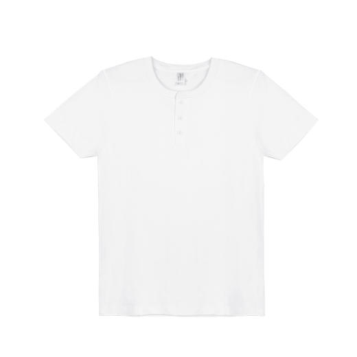 【修身贴合】亨利领重磅全棉短袖T恤 商品图5