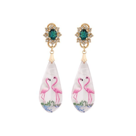 北京仓｜ANTON HEUNIS-Flamingo Bluetop-耳环［西班牙设计师］