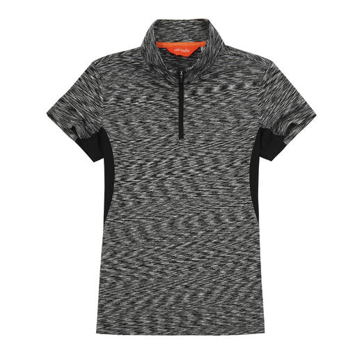 女士短袖polo衫-18SPS306麻灰紅 商品图0