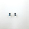 北京仓｜TASHI-Topaz-London Blue 天然托帕石 方型 耳钉［加拿大设计师］ 商品缩略图1