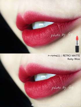 MAC复古哑光正红 ruby woo