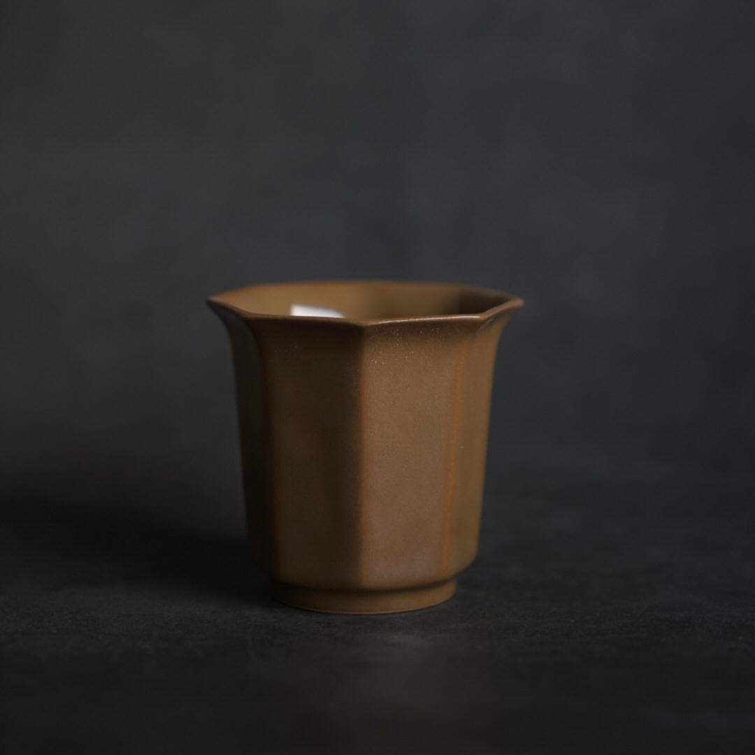 晓栋窑 秋色八方杯