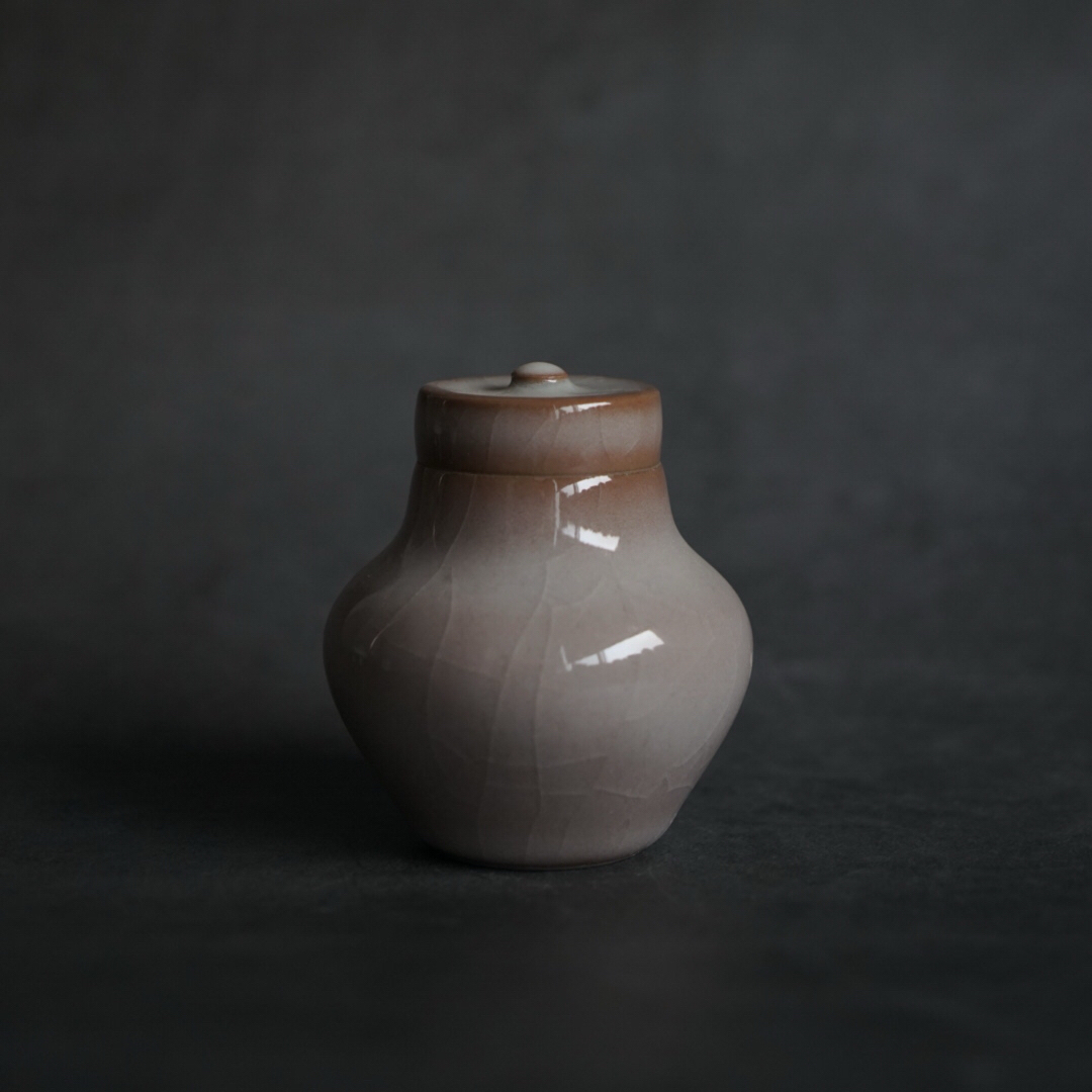 晓栋窑 变色手工小茶仓