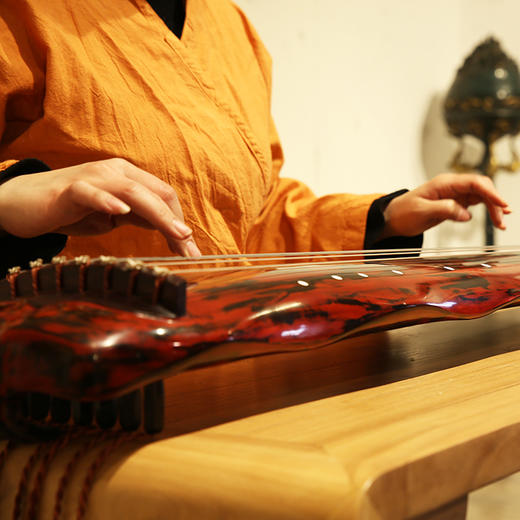 蕉叶赤霞式（钢弦）古琴 商品图1