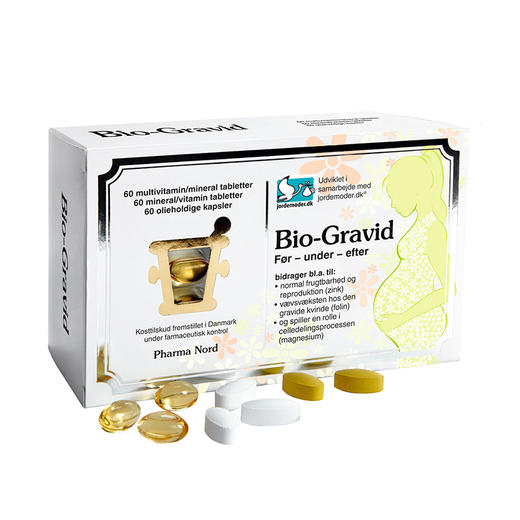 丹麦原版法尔诺德孕妇综合营养剂 180 粒 Bio- Gravid 商品图2