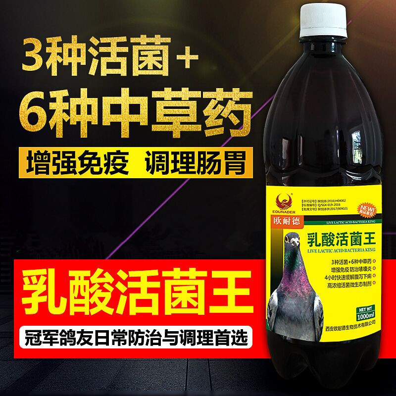 【乳酸活菌王】1000ml，高浓缩活菌微生态制剂 （欧耐德）