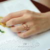 JULEE JULEE 【指尖花】18K玫瑰金 钻石戒指 商品缩略图4
