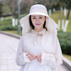 防紫外线仙女 户外出游百搭太阳帽遮脸披肩套装 商品缩略图1