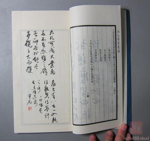 《山人斋百泉谱》一函一册 商品图5