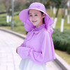 防紫外线仙女 户外出游百搭太阳帽遮脸披肩套装 商品缩略图2