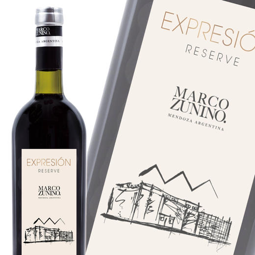 马克卓尼酒庄珍藏马尔贝克红葡萄酒 Marco Zunino Malbec 750ml 商品图0