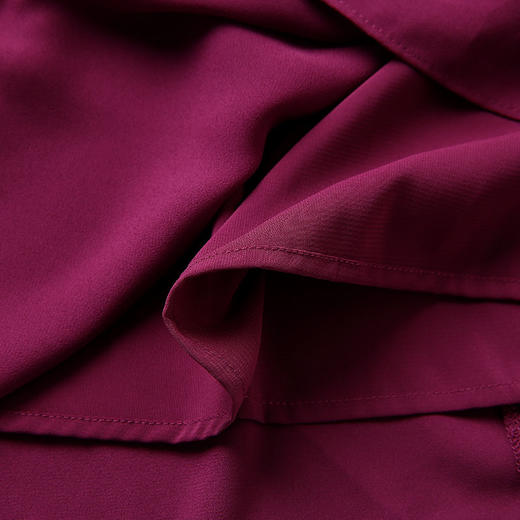 EITIE爱特爱女装夏季原创设计V字裹背系带短款纯色连衣裙55072106 商品图4