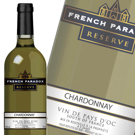 茗酊古堡-夏多内白葡萄酒 French Paradox Chardonnay 750ml 商品图0