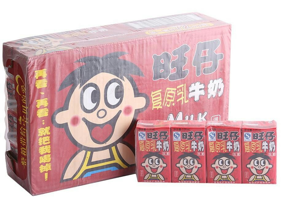 【批发】旺仔牛奶125ml/瓶*36瓶/箱