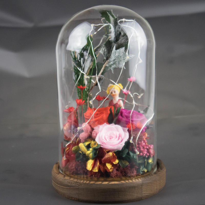 花仙子发光永生花礼盒装-送女朋友爱人老婆闺蜜同学生日情人节纪念日