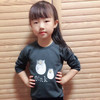 【90-130cm 厚棉打底衫 T】恤衫  猫头鹰印花 五色可选 囤好 别客气 商品缩略图0
