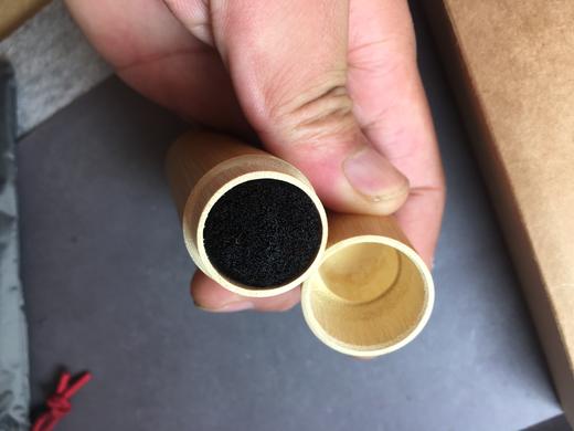 【拓片工具】手工精制竹筒装-鬃刷 商品图4