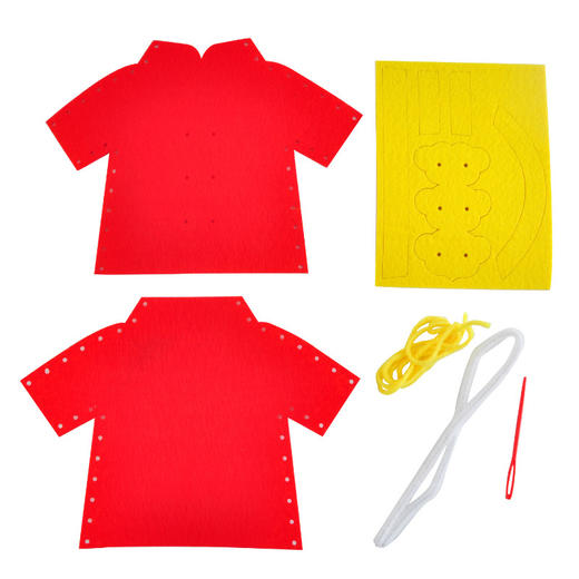 中国传统服装唐装不织布diy材料包3款可选单个装ztctmk广州仓库